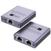 Picture of Gigabit Ethernet Splitter 1 to 2 High Speed, 1000Mbps Internet Splitter 1 in 2 Out, LAN Splitter with USB Power Cable, RJ45 Splitter for Cat5/5e/6/7/8 Cable(2 Devices Simultaneously Networking)