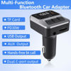 Picture of SYENGKKY Bluetooth 5.3 FM Transmitter for Car, Bluetooth Car Adapter with Dual Type-C PD(30W) Charger Port and QC3.0 USB Port, Handsfree Calling Bluetooth Transmitter Car, Support AUX, U Disk, TF Card