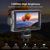 Picture of VILTROX DC-550 Pro Touchscreen Camera Field Monitor 4K HDMI (5.5 Inch) DSLR Camera Monitor with Battery Sunshade Hood 3D Lut Peaking Focus Assist 1200 nits 160° Wide View Angle DC 12V Type-C 5V in