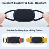 Picture of Dog Collar Holder(2 Pack) for Galaxy Smarttag2, Waterproof Silicone Case for Pet Cat, Anti-Lost Scratch Resistant Protective Cover Accessory for Samsung Galaxy Smart tag2 (Black)