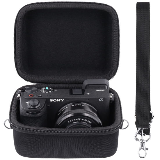 Picture of Aenllosi Hard Carrying Case for Sony Alpha a6000 / a6300 / a6400 / a6500 / a6600/ a6700 Fit 16-50mm Lens Camera (Case Only)