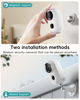 Picture of ZUMIMALL Solar Security Cameras Wireless Outdoor, 2K Outdoor Camera Wireless Solar Powered, 2.4G WiFi Battery Camera, 3MP Color Night Vision, Magnetic Mount,Siren,PIR/AI Analyse, IP66, Cloud, Alexa