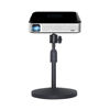 Picture of HANTAQ Desktop Mini Video Projector Stand Mount, Angle Adjustable Mini Projector Stand with 1/4in Mounting Screw, with 360°Rotatable adapter for Projector CCTV DVR
