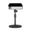 Picture of HANTAQ Desktop Mini Video Projector Stand Mount, Angle Adjustable Mini Projector Stand with 1/4in Mounting Screw, with 360°Rotatable adapter for Projector CCTV DVR