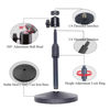 Picture of HANTAQ Desktop Mini Video Projector Stand Mount, Angle Adjustable Mini Projector Stand with 1/4in Mounting Screw, with 360°Rotatable adapter for Projector CCTV DVR