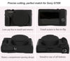 Picture of Pocoukate Case for Canon G7X Mark III Camera, Soft Silicone Protective Cover Skin with Removable Lens Cover for Powershot G7X Mark iii, Silicone Case with G7X3 Screen Protector Accessories - Black