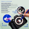 Picture of REFLEX CAMERA 8 Piece Camera Sensor Cleaning Kit 6 Full Frame Double end Swabs, 5ml Cleaner, Micro Fiber Cloth, Residue-Free Full Frame Cleaning Kit for Sony, Canon, Nikon DSLR and Mirrorless Cameras