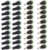 Picture of AIMHDUTY DC Power Jack Plug Adapter Barrel Connector 20 Pairs 12V Male and Female 2.1 x 5.5mm for CCTV Security Camera System, LED Strip