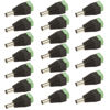 Picture of AIMHDUTY DC Power Jack Plug Adapter Barrel Connector 20 Pairs 12V Male and Female 2.1 x 5.5mm for CCTV Security Camera System, LED Strip
