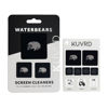Picture of KUVRD Waterbear - Universal Screen Cleaners - Teeny Tiny Cleaning Tools for Your Lenses & Screens - 2-Pack - (1 Patch Set, 1 PAD Set)
