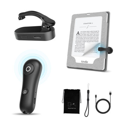 Picture of Kindle Remote Control Page Turner [Case Friendly] for Kindle Paperwhite Oasis eReaders, Kindle Accessories Clicker for Remote Photo & Video, Reading Novels/Comics for iPhone iPad Android Tablet -Black
