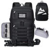 Picture of SDYSM Camera Backpack Bag Professional for DSLR/SLR Mirrorless Camera Waterproof 15.6 inch Tactical Camera Bags for Photographers with Rain Cover, Tripod Holder, Small Bag Photography Backpack Case