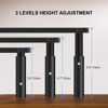 Picture of Bracwiser Monitor Stand Riser, Metal Computer Stand, 3 Height Adjustable Screen Riser with Mesh Platform for PS4, Laptop, Printer, Notebook and All Flat Screen, Holds Up to 20KG