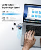 Picture of SD Card Reader, uni High-Speed USB C to Micro SD Card Adapter USB 3.0 Dual Slots, Memory Card Reader for SD/Micro SD/SDHC/SDXC/MMC, Compatible with MacBook Pro/Air, Chromebook, Android Galaxy