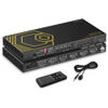 Picture of 8K@60Hz 4K@120Hz HDMI2.1 Switch 4 in 1 Out with Audio Extractor eARC,ARC,7.1Ch,SPDIF 5.1Ch,48Gbps,HDCP2.3 Bypass,VRR,IR,3D,HDR 10,Dolby Atmos,Compatible with QLED TV,PS5,Xbox,Sonos Soundbar,Apple TV