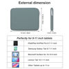 Picture of DDgro Padded Tablet Sleeve Bag for 9-11 Inch iPad, iPad Pro, iPad Air and Other Tablets (PU-Teal Blue, 11 inch)