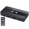 Picture of Cable Matters 10Gbps 4-Port USB and USB C Switch for 2 Computers with USB-C, Includes Remote Control, Data Only, No Video Support, No Host Charging, Share 2X USB-A and 2X USB-C Peripherals