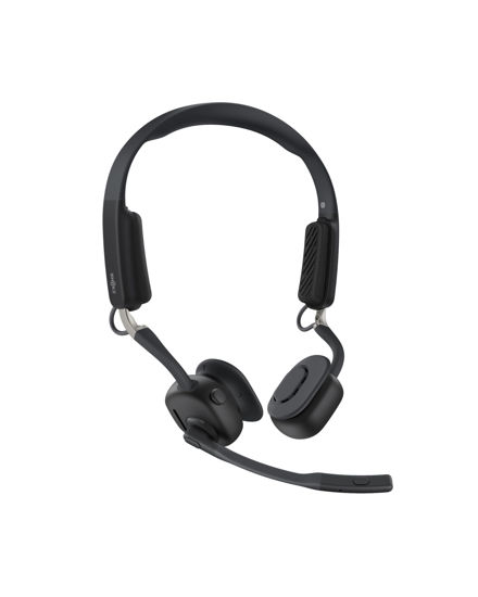 Picture of SHOKZ New OpenMeet - Open-Ear Bluetooth Computer Headset, Noise Cancelling Mic + Mute Button, Bluetooth 5.4 Compatible with PC & Mac, Wireless Work Headphones, Customizable Fit, Smart App - C610