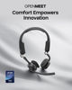 Picture of SHOKZ New OpenMeet - Open-Ear Bluetooth Computer Headset, Noise Cancelling Mic + Mute Button, Bluetooth 5.4 Compatible with PC & Mac, Wireless Work Headphones, Customizable Fit, Smart App - C610