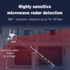 Picture of onovatpol Fake Camera with Motion Sensor Light&Doorbell, Fake Security Camera as Solar Street Light, Dummy Security Camera&Store Welcome Buzzer Monitor for Outdoor (Solar+Battery)