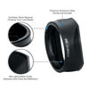 Picture of JJC Metal Square Lens Hood for Fujifilm Fuji Fujinon XF 23mm F1.4 R LM WR & XF 33mm F1.4 R LM WR Lens Replaces Fuji LH-XF23 II/LH-XF23-2 Lens Hood with a Hood Cap on X-T4 X-T3 X-Pro3 X-Pro2 Camera