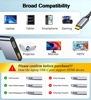 Picture of AKWOR USB C to HDMI+VGA Adapter for Dual Monitor, USB C to VGA USB-C Thunderbolt 3/4 to HDMI Adapter 2 in 1, 4K UHD Display Video Converter Compatible with MacBook, XPS, ASUS, iPhone 16/15, More
