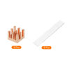Picture of MECCANIXITY Copper Heatsink 6x6x5mm with Self Adhesive for IC Chipset Cooler Pack of 5