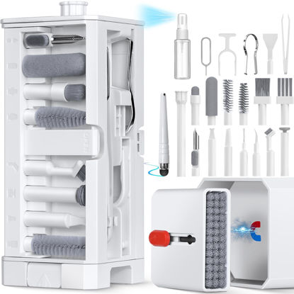 Picture of Keyboard Cleaning Kit,32-in-1 Multi-Function Cleaner Tool with Screen Cleaner Spray (5ml) for AirPods Pro iPad MacBook,Earbud Cleaner Pen with Brush for All Phone Laptop iPhone Device Charging Port