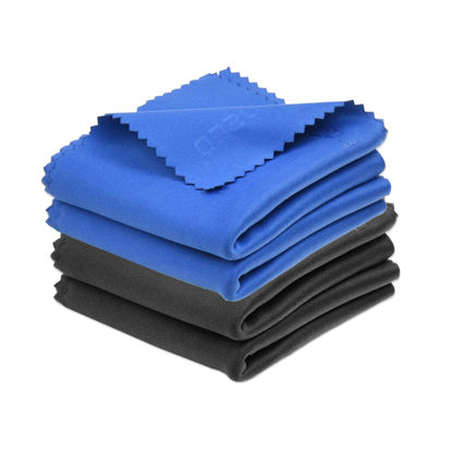 Picture of Eco-Fused Microfiber Cleaning Cloth - 18x18 Inch Microfiber Cloth - Pack of 4 Large Cleaning Cloths - Microfiber Cleaning Cloth for Electronics and Monitors