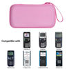 Picture of co2CREA Hard Case Compatible with Texas Instruments TI-84 Plus CE/TI-84 Plus/TI-Nspire CX II CAS/TI-Nspire CX II/TI-83 Plus/TI-89 Titanium/TI-85 / TI-86 Color Graphing Calculator, Pink