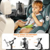 Picture of KDD Car Headrest Tablet Holder Mount, 360°Adjustable iPad Stand for Car Back Seat and Desk, Road Travel Essentials Accessory Compatible with iPad Pro,Air, Switch, Galaxy, 4.7-12.9" Phone and Tablet