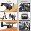 Picture of KDD Car Headrest Tablet Holder Mount, 360°Adjustable iPad Stand for Car Back Seat and Desk, Road Travel Essentials Accessory Compatible with iPad Pro,Air, Switch, Galaxy, 4.7-12.9" Phone and Tablet