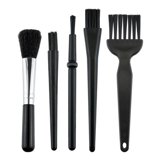 Picture of Juxiamal 5 PCS Mini Keyboard Cleaning Brushes Kit, PP Handle Nylon Anti Static Electronic Dust Cleaning Brush for Computer Keyboard Motherboard Camera Small Space