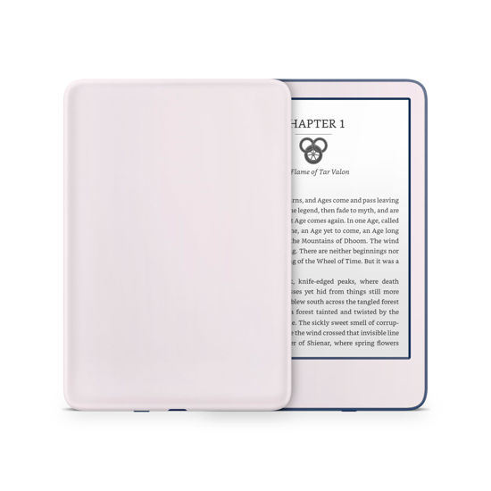 Picture of Tacky Design Solid Skin for Kindle Skin Decal,Minimalistic Skin for Kindle Stickers, Premium Vinyl 3M Full Wrap for Kindle Cover, and for Kindle Wrap Skin for (Light Pink, Kindle (11th Gen, 2022))