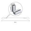 Picture of Ciyebst 15 Pack Adjustable Cable Tether Universal Computer Adapter Lock Kit DIY Kit Stainless Steel wiht Nylon Coat Tether Computers Adapters/Dongles/HDMI Adapter/VGA Adapter/DP Adapter