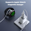 Picture of USB to USB C Adapter 2 Pack, USB-C Female to USB Male Adapter,OTG Charger Converter Compatible for Apple Watch Ultra iWatch/iPhone/Pro Max Plus/Airpods/iPad 9 10 Air 5 Mini 6/Car/Samsung