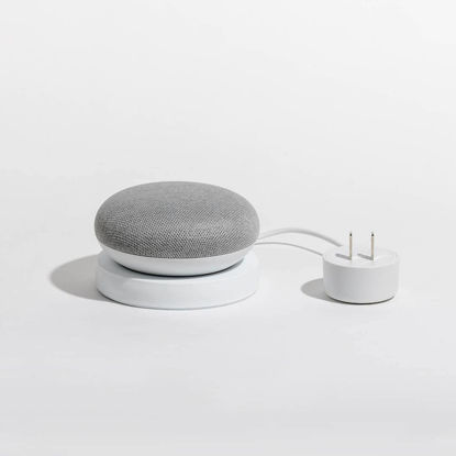 Picture of Cable Management Cord Organizer Stand for Apple HomePod Mini, New Amazon Echo (4th Generation), Amazon Echo Dot, Google Home Mini, and Other Electronic Devices. (White)