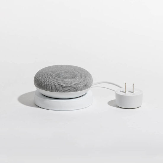Picture of Cable Management Cord Organizer Stand for Apple HomePod Mini, New Amazon Echo (4th Generation), Amazon Echo Dot, Google Home Mini, and Other Electronic Devices. (White)