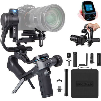 Picture of FeiyuTech SCORP 2 KIT Gimbal Stabilizer for DSLR and Mirrorless Camera,Built-in AI Tracking,3-Axis Gimbal for Sony/Canon/Nikon/Fujifilm, Max 5.51lbs,Touch Screen, Native Vertical Shooting with Case