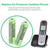 Picture of OSIM 8Pack BK-40AAABU Ni-MH AAA Rechargeable Batteries 400mah 1.2V AAA NI-MH Rechargeable Batteries for Panasonic Cordless Phones, Remote Controls, Electronics