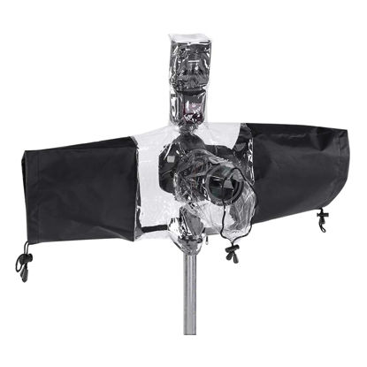 Picture of NCGDPZY Professional Camera Rain Cover - Waterproof Gear for Canon, Nikon, Sony, Fuji & More - Perfect Photography Accessories for Rainy Weather(-20℃/-4℉ Non-Freezing)