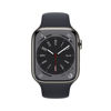 Picture of Apple Watch Series 8 (GPS + Cellular, 45MM) Graphite Stainless Steel Case with Midnight Sport Band, M/L (Renewed Premium)