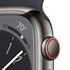 Picture of Apple Watch Series 8 (GPS + Cellular, 45MM) Graphite Stainless Steel Case with Midnight Sport Band, M/L (Renewed Premium)