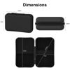Picture of MP3 MP4 Player Case for ZAQE 4 inch Full Screen Touch M505 Music Player, Fits Earbuds, USB Cable, Memory Card