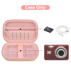 Picture of Canboc Carrying Case for Kodak PIXPRO FZ55/ FZ45/ FZ43/ FZ53 16MP Digital Camera, Video Vlogging Camera Bag, Zipper Mesh Pocket fit Cable, Rose Gold (Case Only)