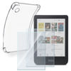Picture of HUADU eBook-Reader Screen Protector (2+1Pack) Compatible for Kobo Clara BW/Clara Colour/Clara 2E, Tempered Glass Film Anti-Scratch High Definition and Soft Clear TPU Protective Case