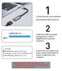 Picture of Reborn USB to HDMI Adapter, USB 3.0/2.0 to HDMI Multi-Display Cable, 1080P@60Hz USB-A 3.0 Male to HDMI Female Converter Suitable for Windows XP/7/8/10/11 - BIOS Interface Out of Use