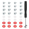 Picture of mankk M.2 SSD Screw Kit NVMe Screw M.2 Screw SSD Mounting Screws with Magnetic Screwdrivers for Laptop PC Repair & DIY