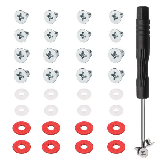 Picture of mankk M.2 SSD Screw Kit NVMe Screw M.2 Screw SSD Mounting Screws with Magnetic Screwdrivers for Laptop PC Repair & DIY