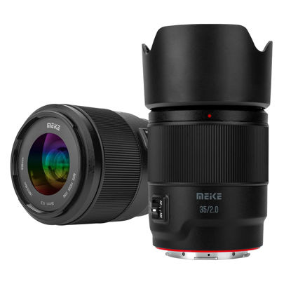 Picture of Meike 35mm F2.0 Full Frame Wide Angle AF STM(Stepping Motor) Lens Auto Focus Fixed Prime Portrait Lenses for Panasonic Lumix Sigma Leica L-Mount Mirrorless Camera S1 S1R S1H S5 FP